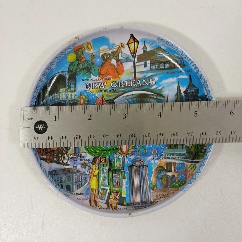 Vintage Souvenir New Orleans Metal‎ Tray